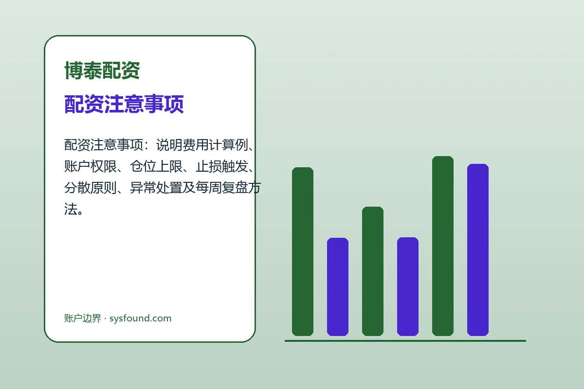 博泰配资费用、账户与退出规则图解